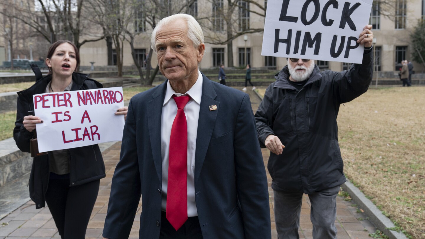 Featured image for "Ex-Trump Official Peter Navarro Loses Appeal, Must Report to Prison"