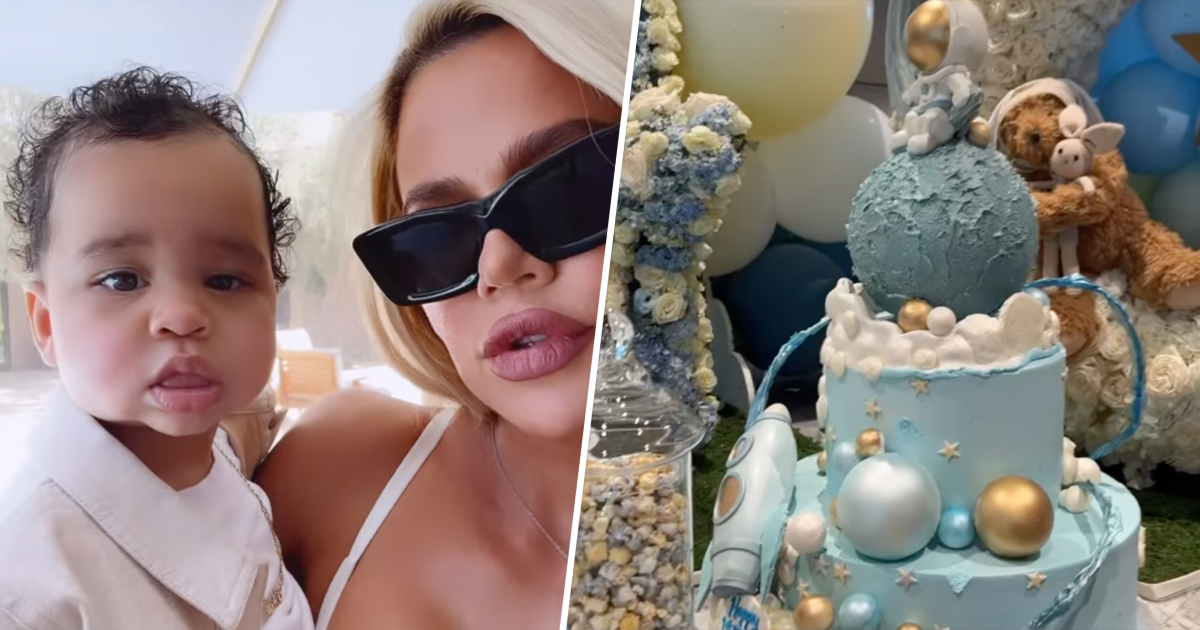 "Khloé Kardashian's Son Tatum's 1st Birthday Party: Rare Photos and Revealing His Face"