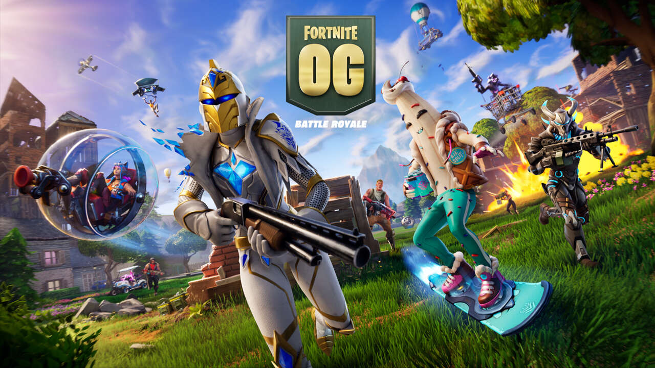 Featured image for "Fortnite OG: Chapter 4 Season 5 Update Unveiled with Original Map Locations and Returning Weapons"
