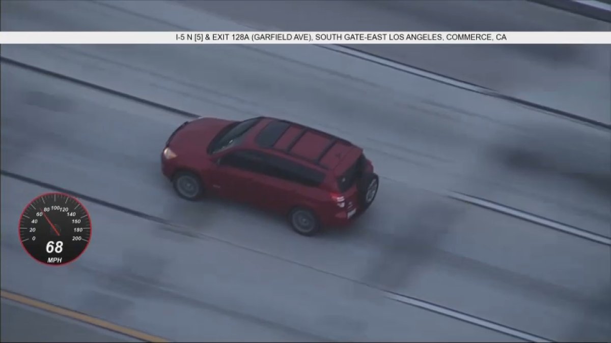 High-speed pursuit ends in arrest in Los Angeles County.