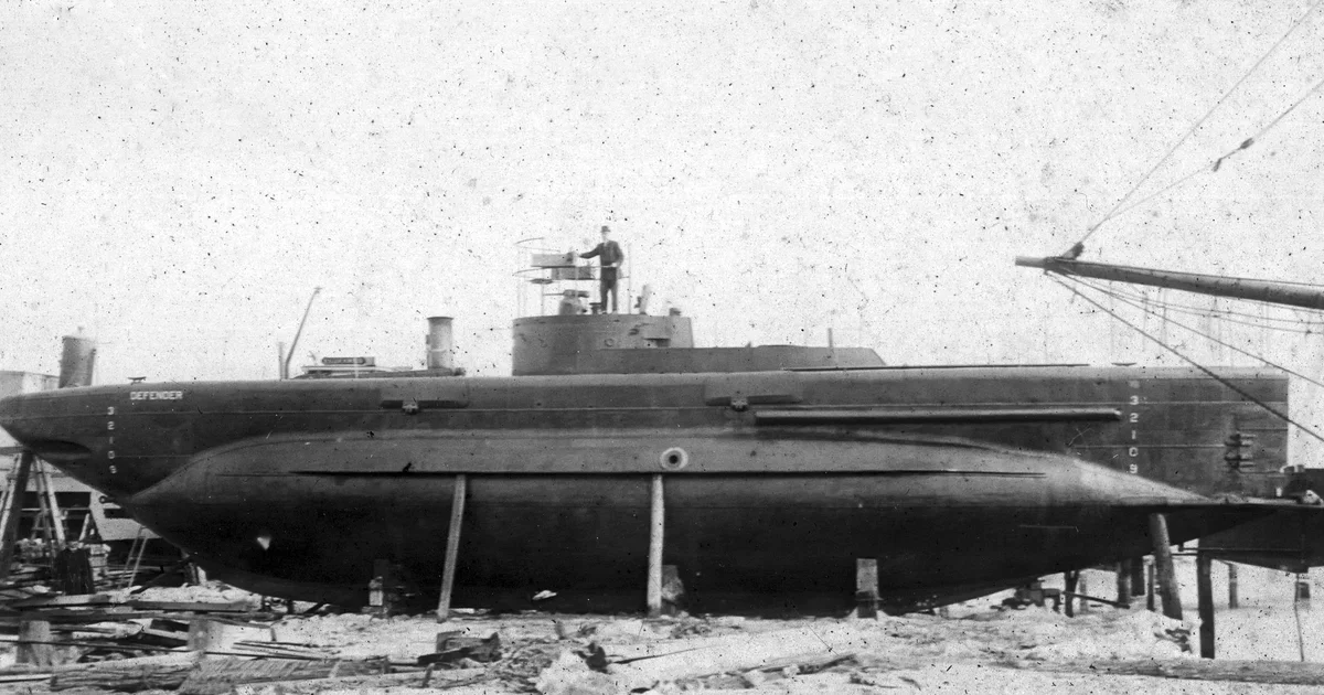 Featured image for Divers discover wreckage of early 1900s submarine in Long Island Sound.