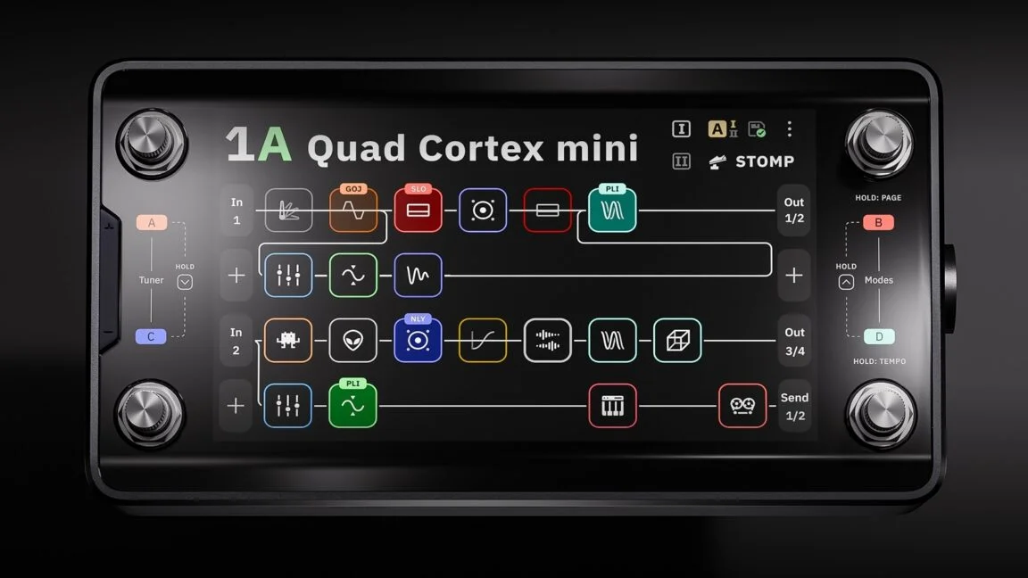 Tiny box, mighty tones: Neural DSP's Quad Cortex mini brings desktop amp modeling to the palm