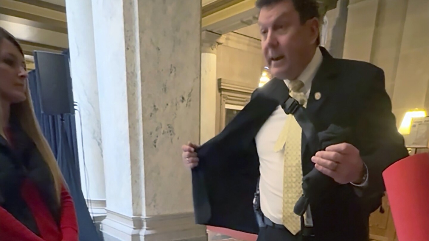 Featured image for Indiana Lawmaker Sparks Controversy by Flashing Holstered Gun at Gun Control Advocating Students