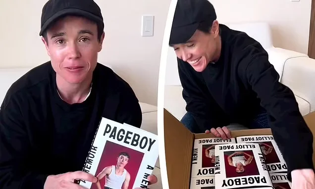 Elliot Page's Emotional Unboxing of Memoir 'Pageboy'