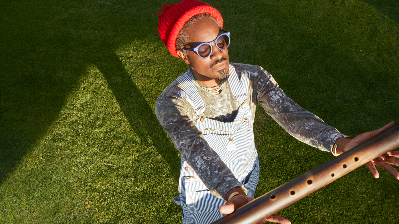 Featured image for André 3000 Drops Highly Anticipated Album 'New Blue Sun' After 20-Year Hiatus