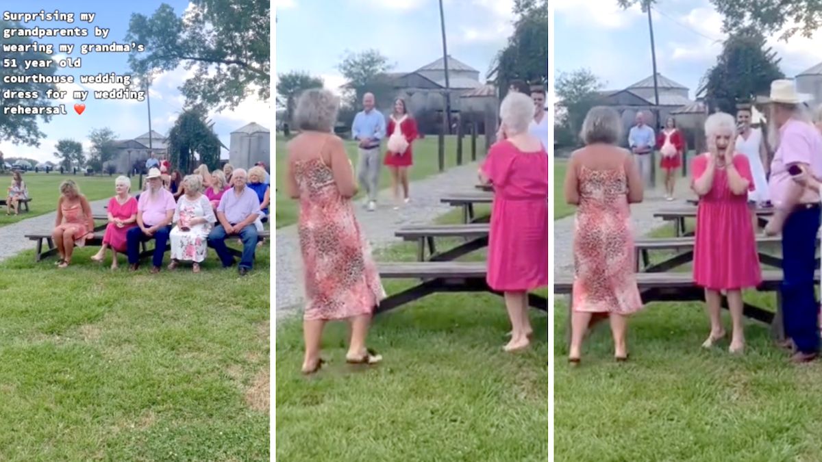 Featured image for Bride's Gesture Brings Grandma to Tears at Wedding Rehearsal