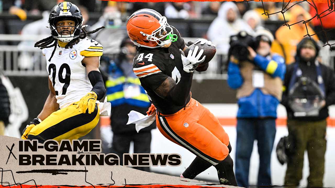 Featured image for Browns' Harold Fannin Jr. Out with Groin Injury in Week 17