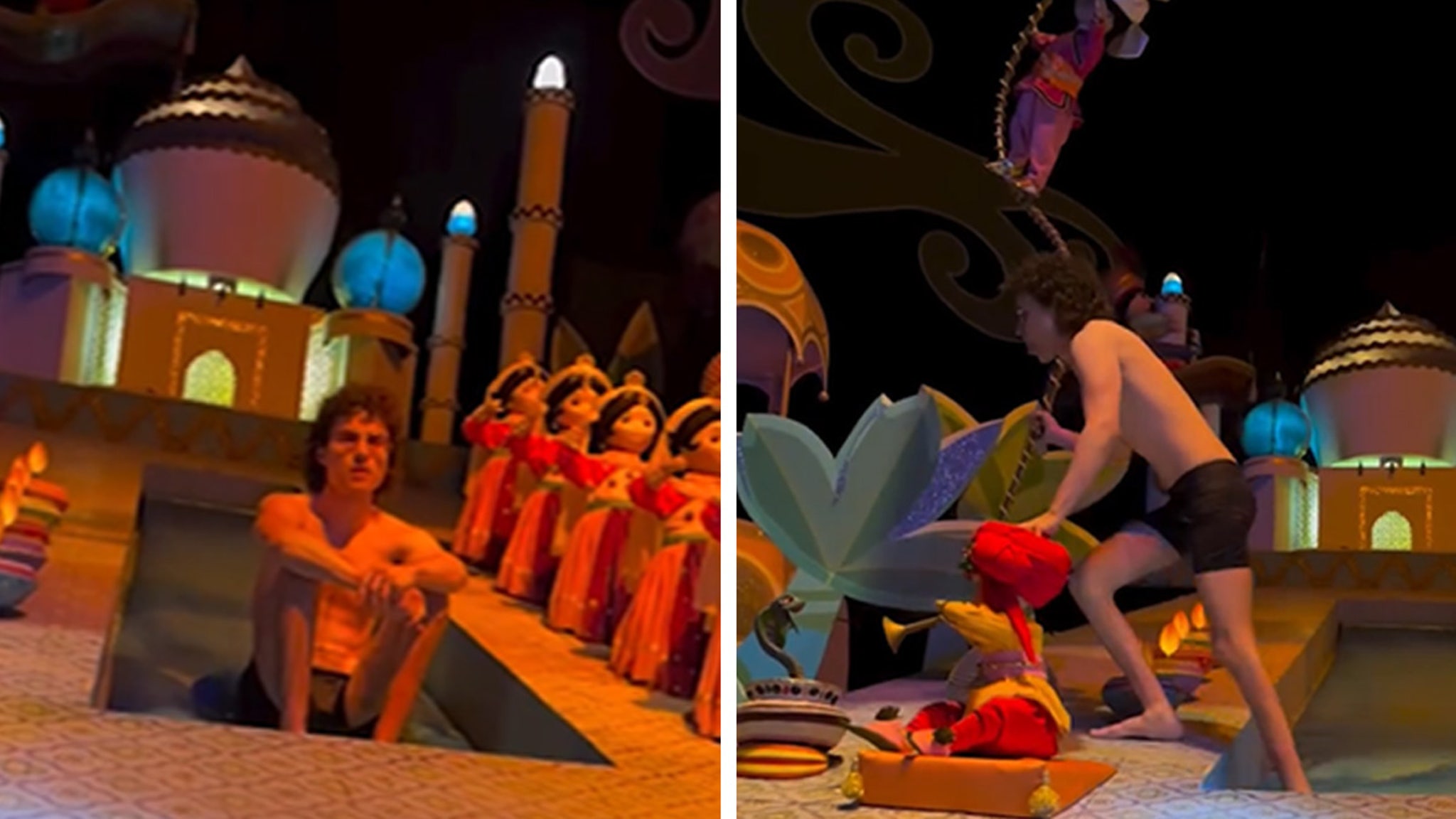 Featured image for Naked Streaker Causes Chaos on Disney's 'It's a Small World' Ride
