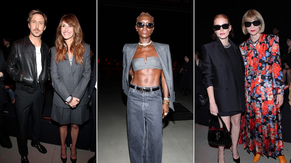 "Star-Studded Gucci Show: Julia Roberts, Ryan Gosling, and Anna Wintour Steal the Spotlight"