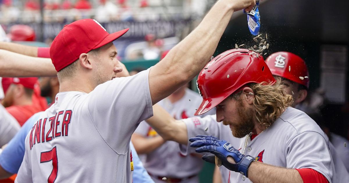 Featured image for "Cardinals stage impressive comeback to beat Nationals in high-scoring game"