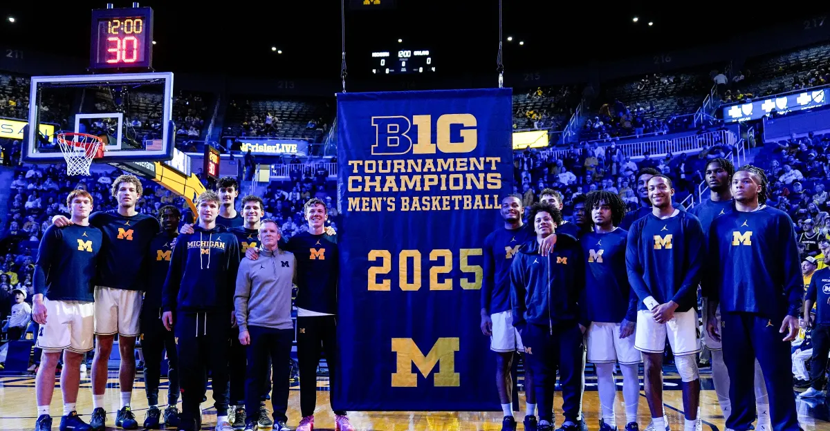Featured image for Michigan Basketball Shines in Season Opener with Record-Breaking Performance