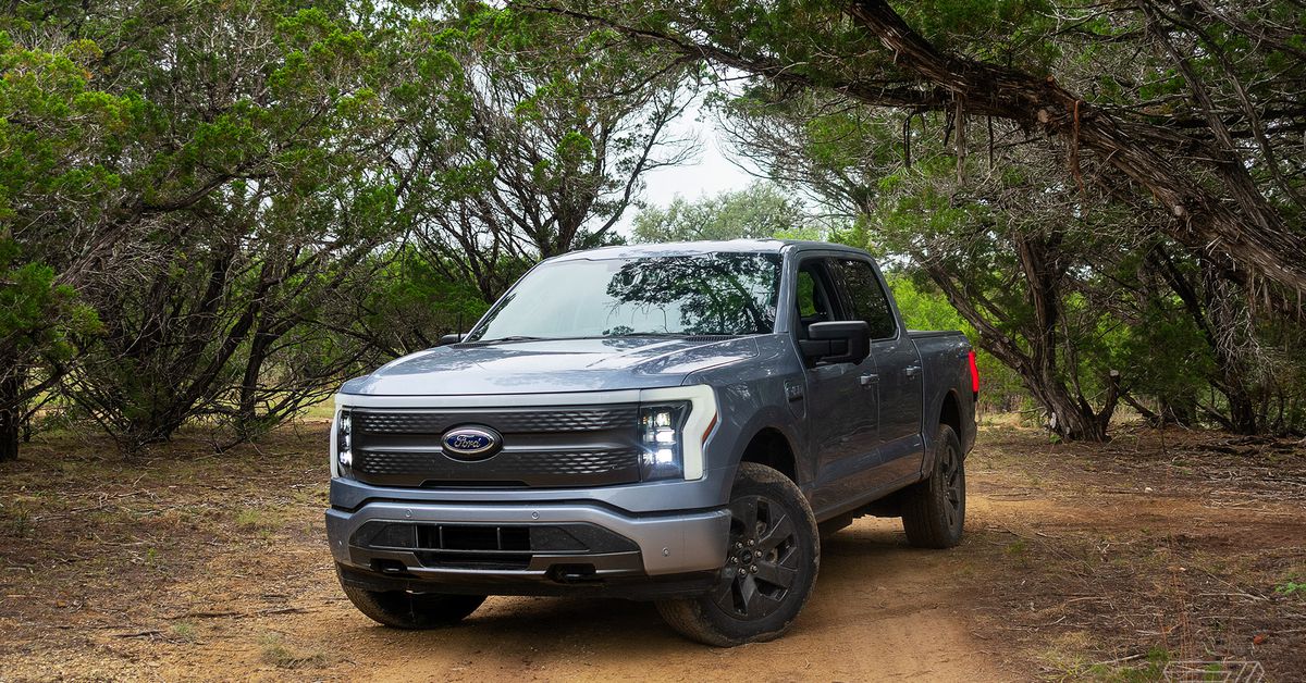 Featured image for Ford reduces F-150 Lightning production in response to declining demand