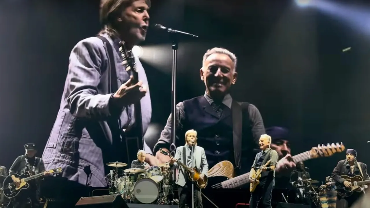 Paul McCartney and Bruce Springsteen Surprise Liverpool Duet