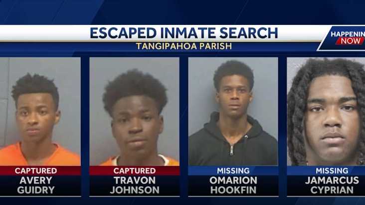 Featured image for Louisiana Manhunt for 4 Escaped Inmates, Including 3 Homicide Suspects