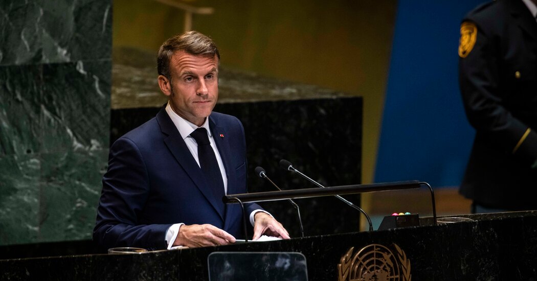 Macron Defends Palestinian Statehood and Criticizes Antisemitism Politics