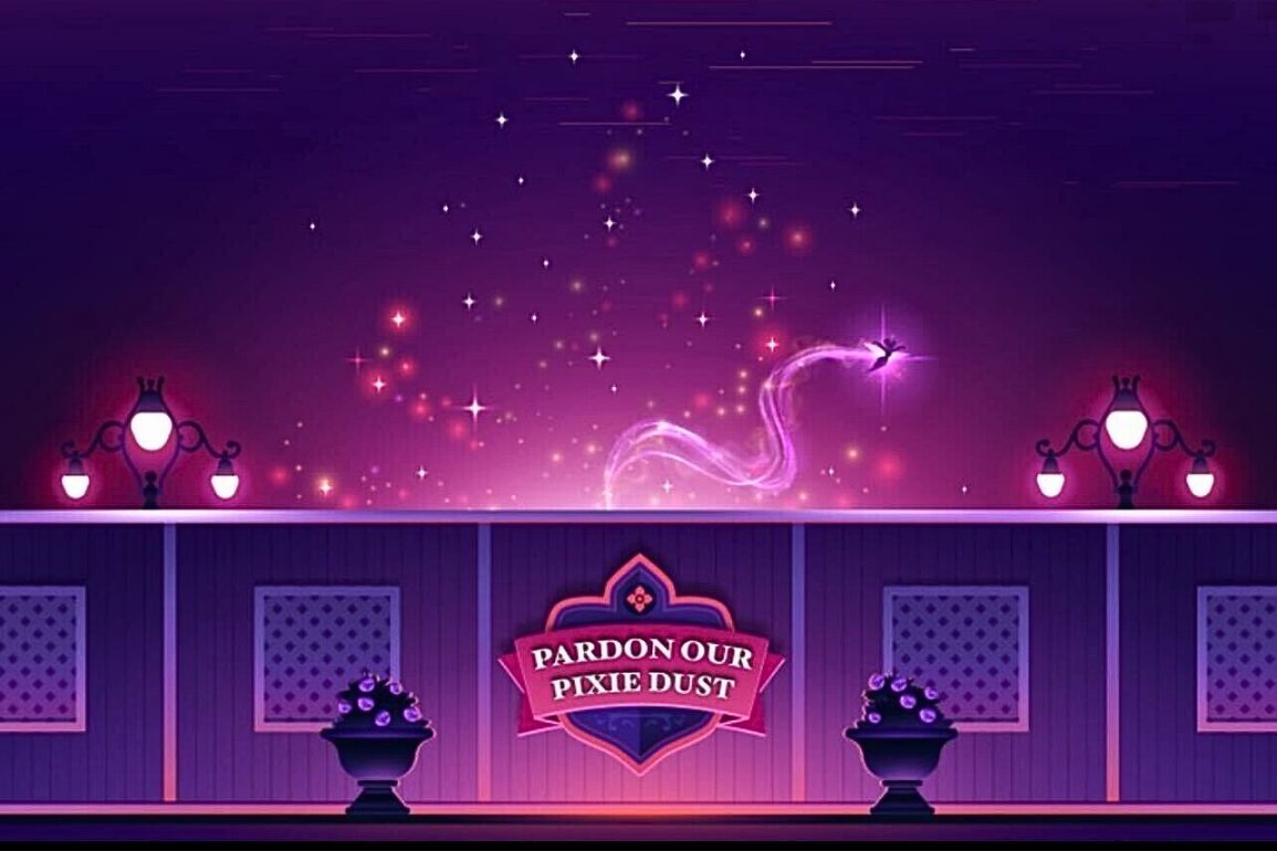 "Disney's Digital Construction Walls Hint at Exciting Theme Park Project in Roku City"