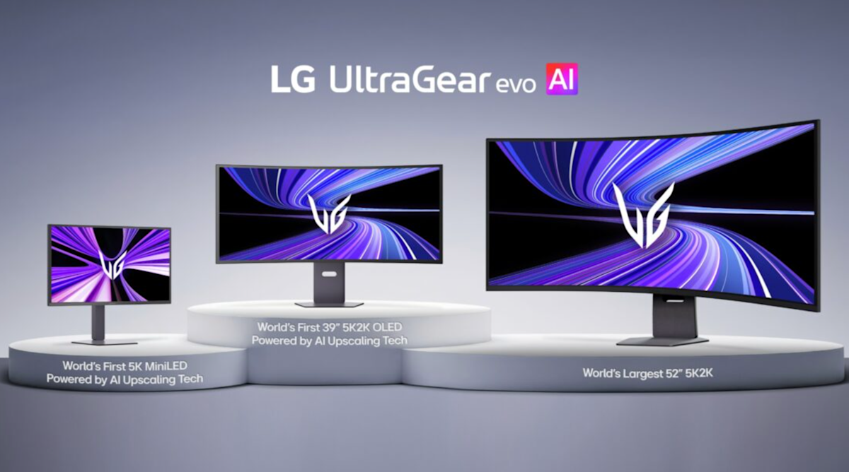 Featured image for LG Launches Premium 5K Gaming Monitors with AI Upscaling and Mini LED Tech