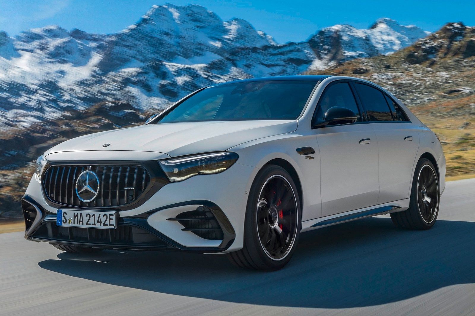 Featured image for "2025 Mercedes-AMG E53 Unveiled: 603-HP Hybrid Powerhouse"