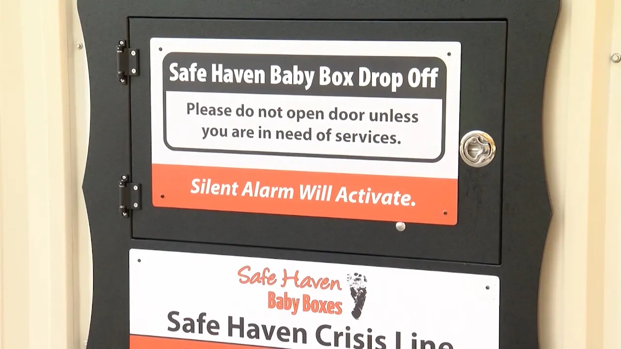 Tennessee's Safe Haven Baby Box receives first surrendered baby.