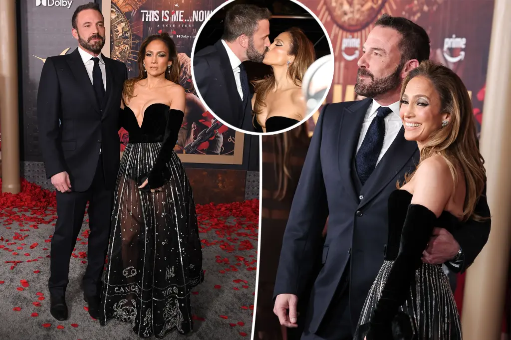"Jennifer Lopez and Ben Affleck's Red Carpet Reunion at 'This Is Me…Now' Premiere"