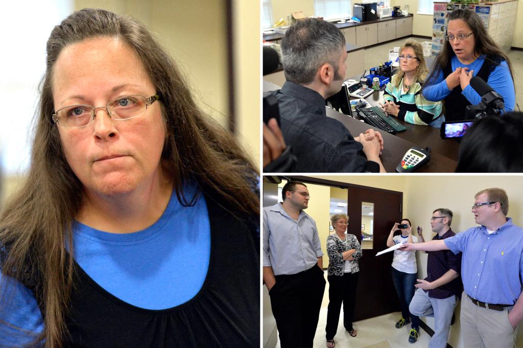 Featured image for "Ex-Kentucky Clerk Kim Davis Fined $260K for Denying Same-Sex Marriage License"