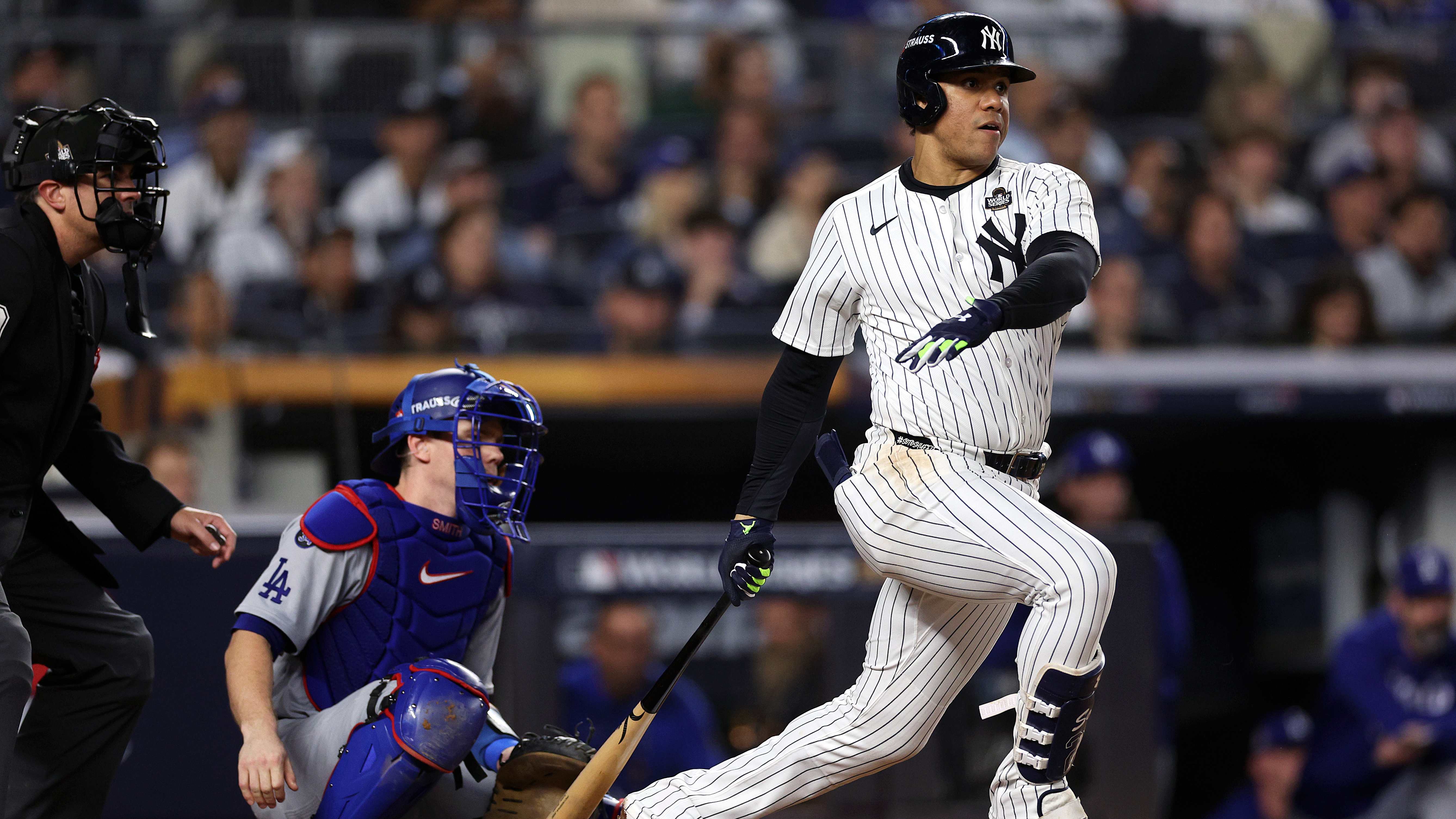 Featured image for Yankees' Soto Meeting Sparks Hilarious Speculation Amid Judge's Pitch