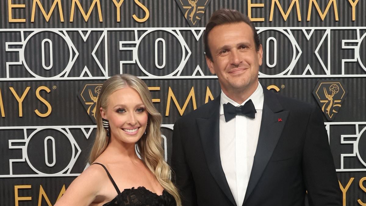 Featured image for "Jason Segel and Kayla Radomski's Red Carpet Romance at the Emmys"