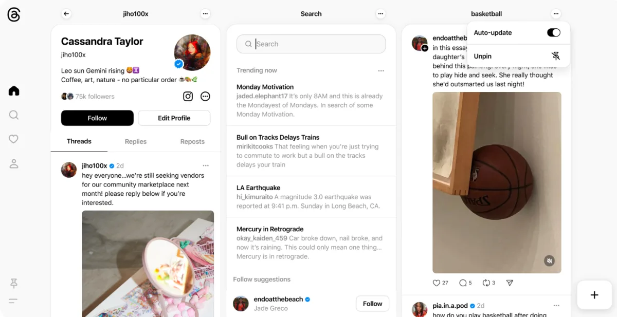 Featured image for "Threads Unveils TweetDeck-Style Features for All Users"
