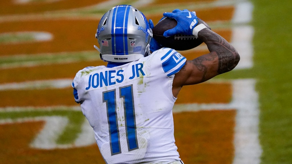 Marvin Jones Jr. rejoins Detroit Lions as free agent.
