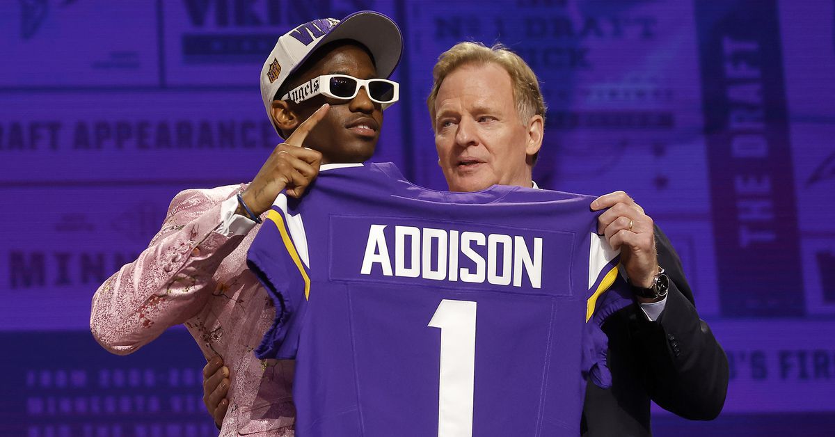 Featured image for "2024 NFL Draft: Vikings' Quarterback Trade Dilemma and Top Prospect Rankings"