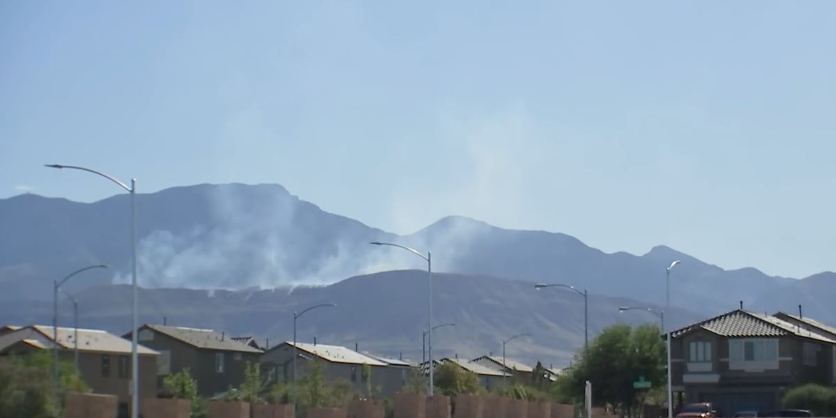 "Firefighters Battle 150-Acre Human-Caused Wildfire in Southwest Las Vegas"