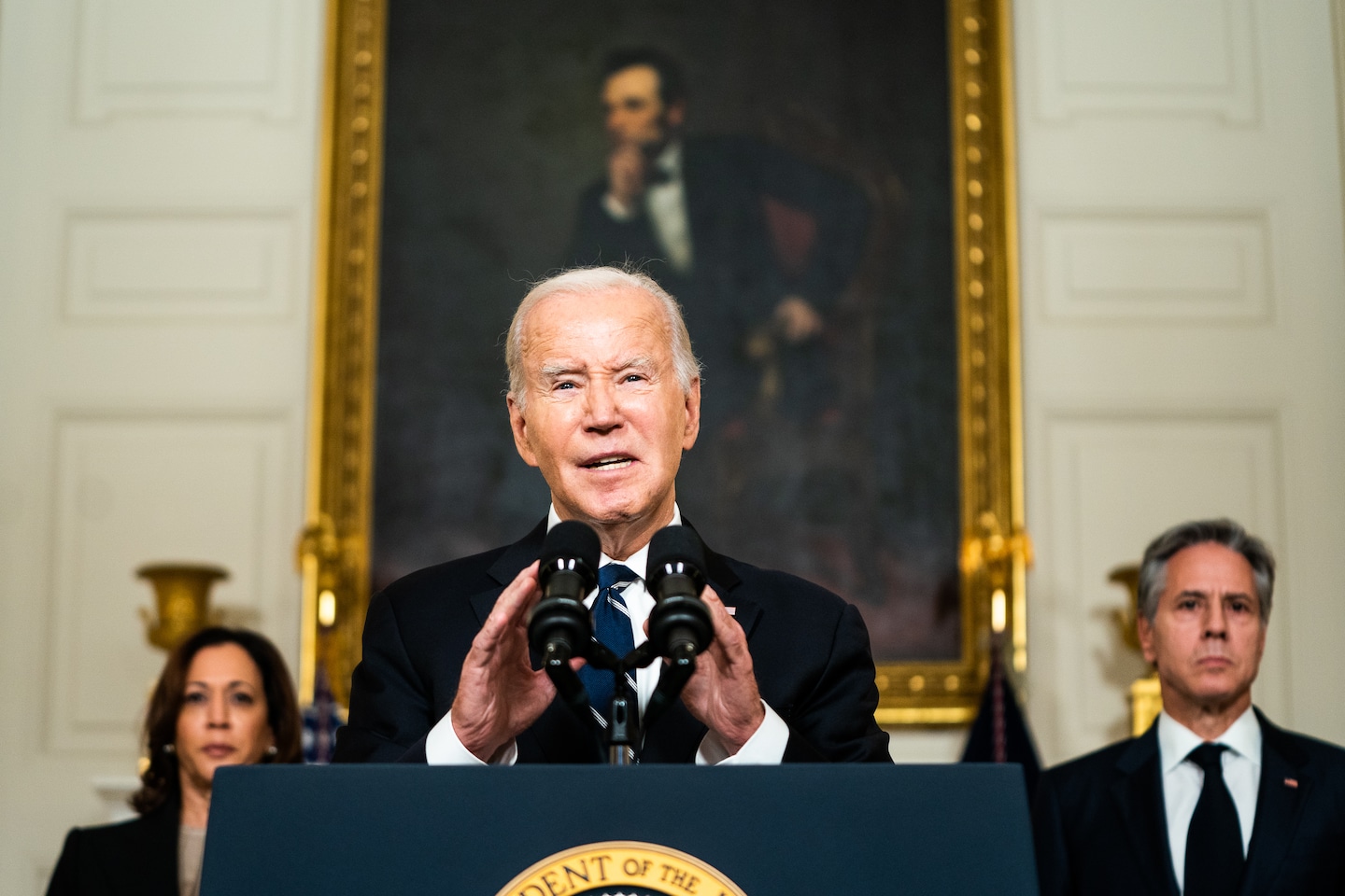 Biden condemns Hamas attack, demands release of American hostages
