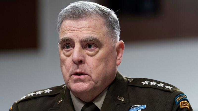 US General Milley warns of China, Russia, and Iran's growing threat.