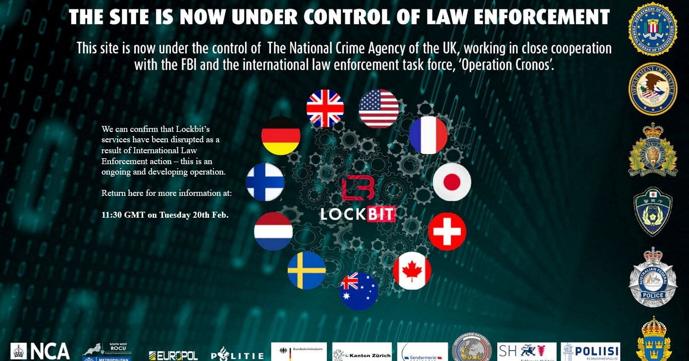 Featured image for "Global Crackdown on LockBit Ransomware Group Intensifies with Rewards and Arrests"