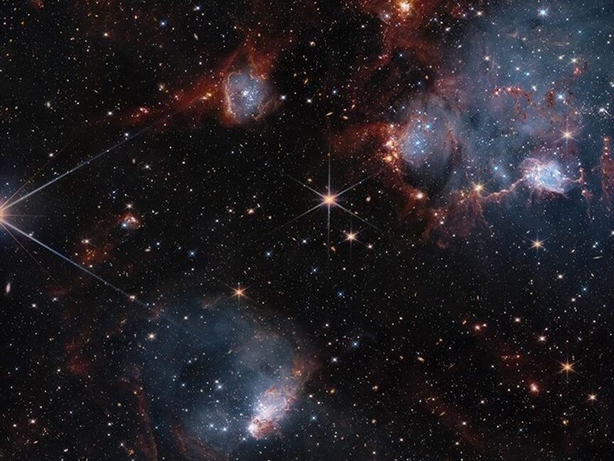 Featured image for Tuesday Telescope: Stellar Duo Shines in Nearby Galaxy