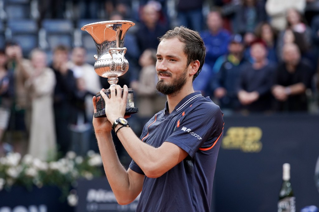 Featured image for Medvedev's Unconventional Win at Rome Tennis Tournament Raises Questions.