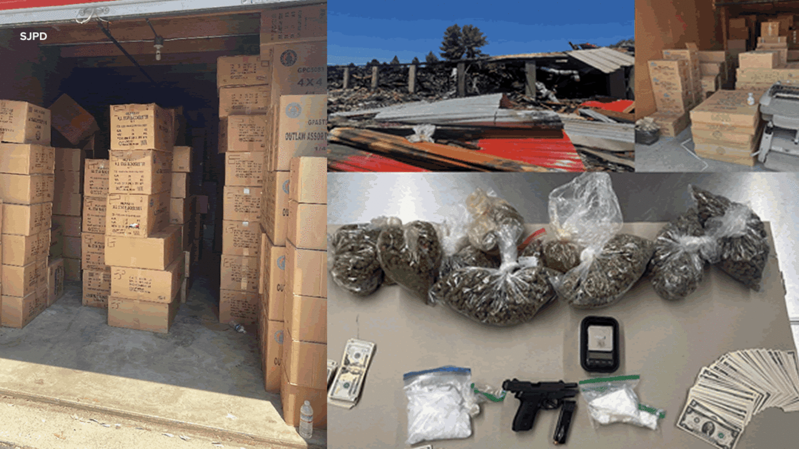 Massive Fireworks Seizure and Arrests Made in San Jose Storage Facility Fire Investigation