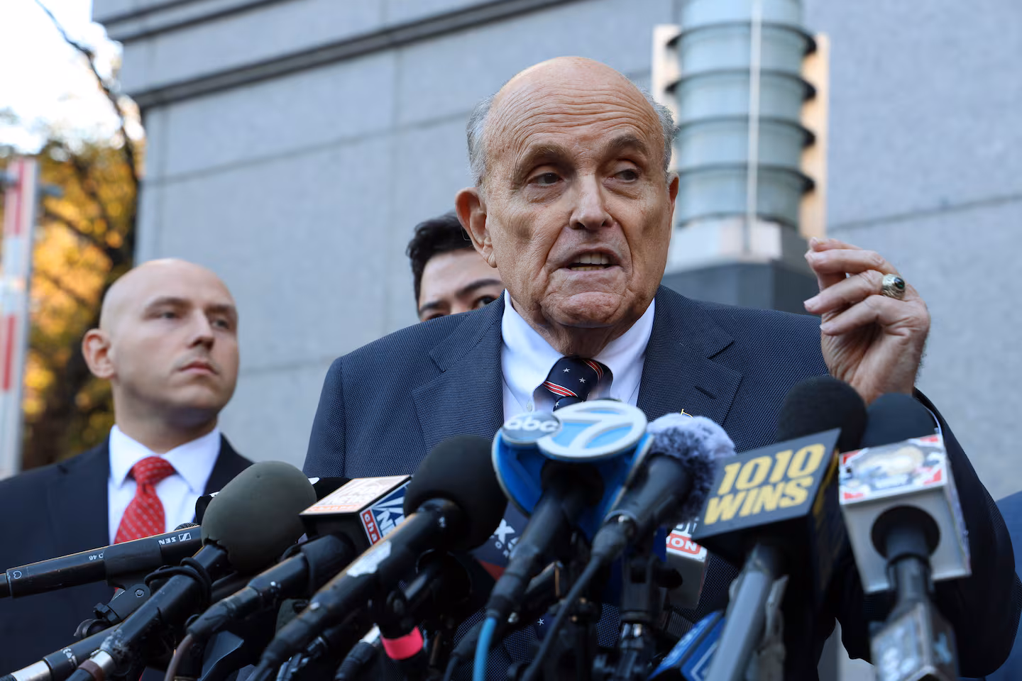 Featured image for Rudy Giuliani Hospitalized After New Hampshire Car Crash