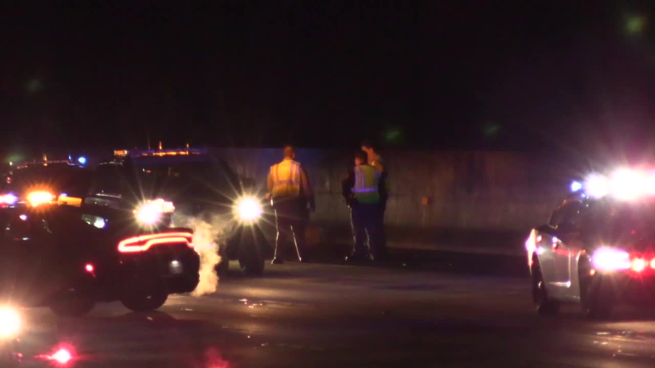 Body with multiple gunshot wounds discovered on I-580 in Oakland.