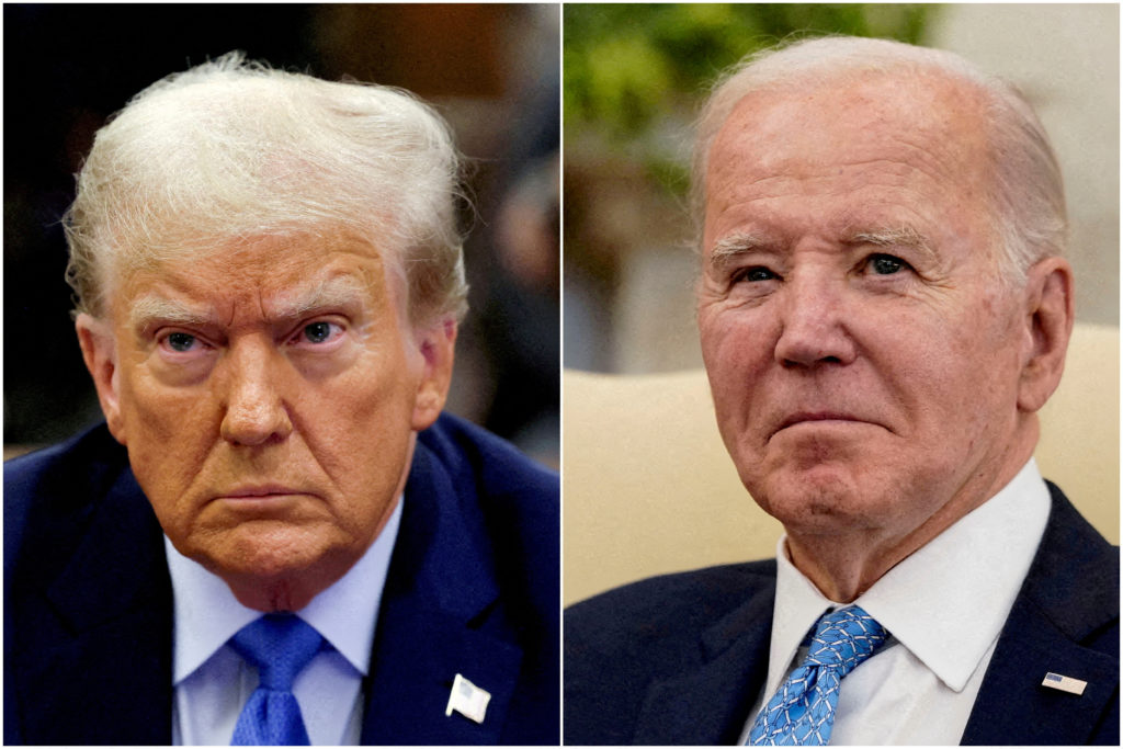 Featured image for "Biden and Trump Gear Up for Next Week's Debate After Coin Flip"