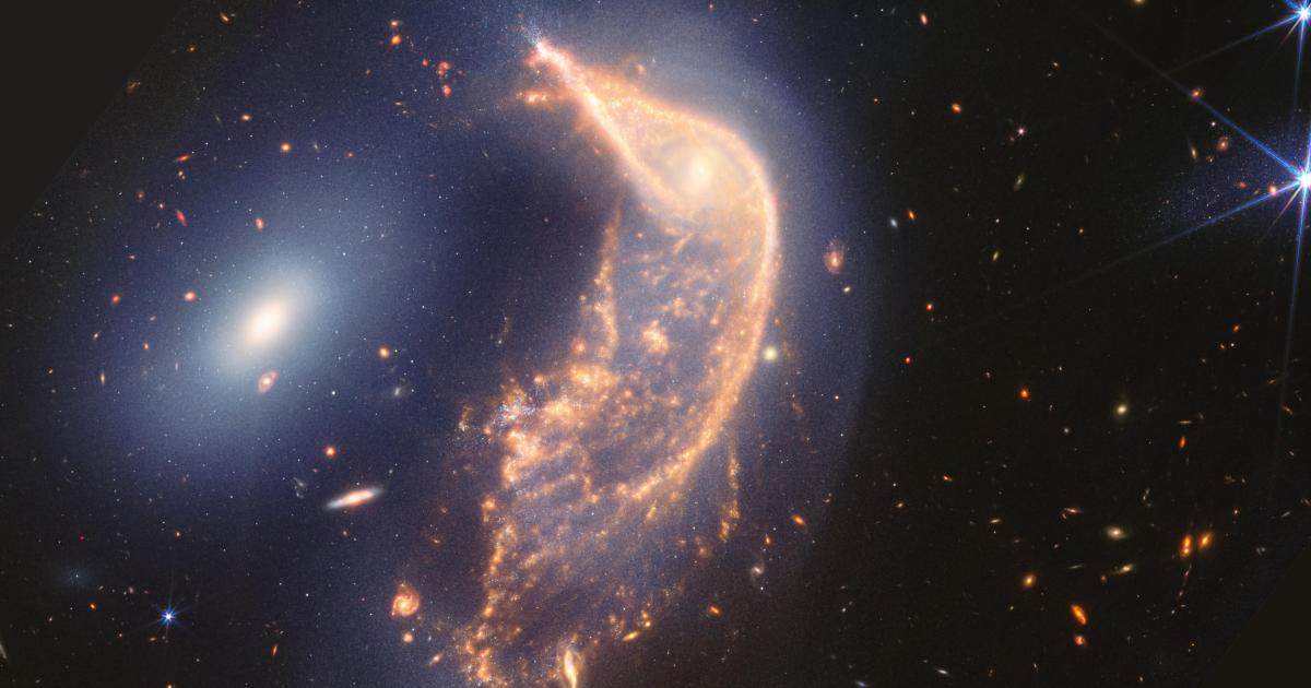 "JWST Unveils Cosmic Dances and Galactic Surprises"