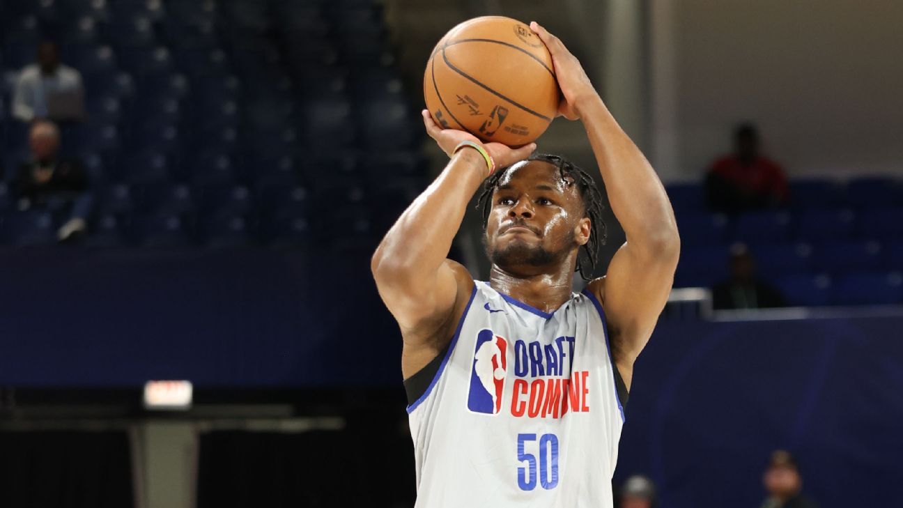 Featured image for Bronny James Stays in NBA Draft, Eyes Two Teams