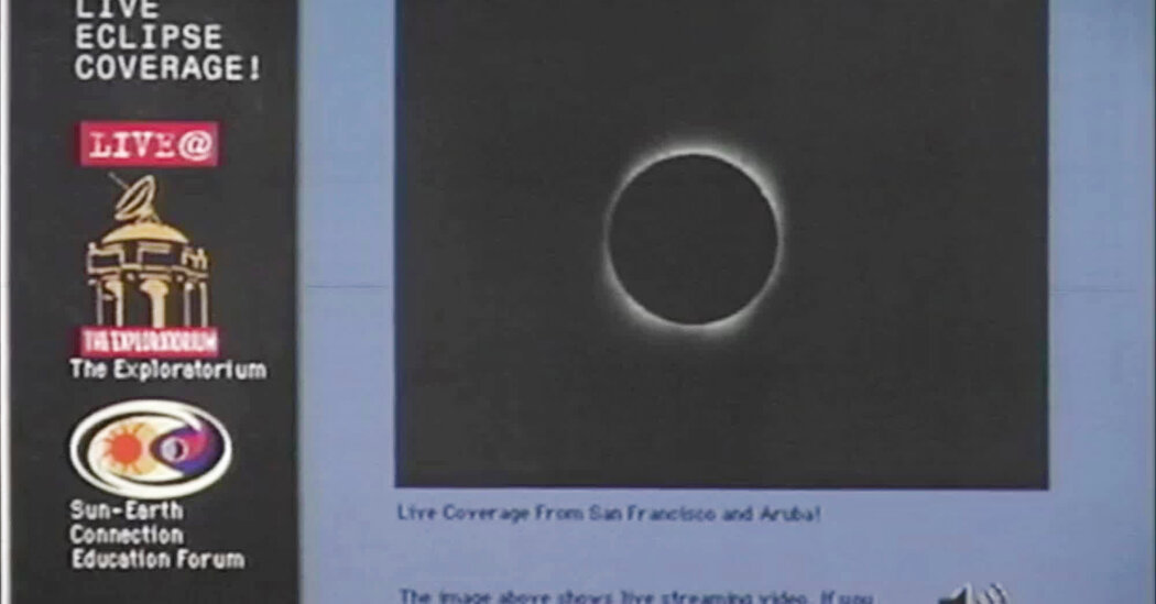 Featured image for "Reviving the '90s: Eclipse Webcast Brings the Cosmos to Your Screen"