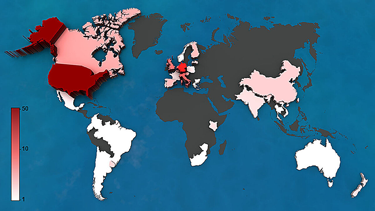 Mapping Physics Labs Worldwide: A Global Overview