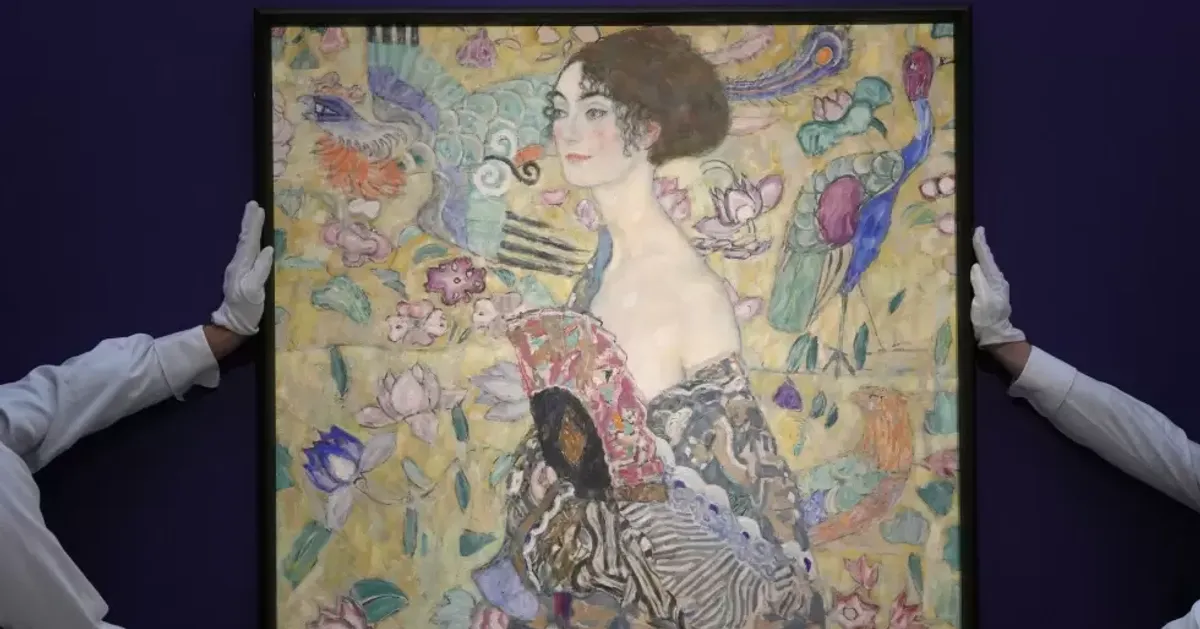 Featured image for Klimt's 'Lady With a Fan' Shatters European Auction Record