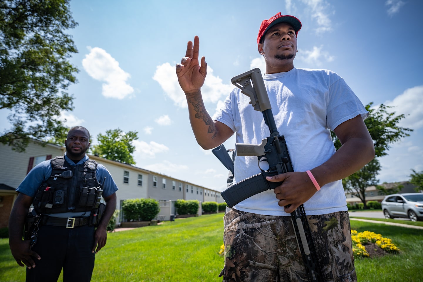 Armed Man with AR-15 Sparks Controversy at School Bus Stop