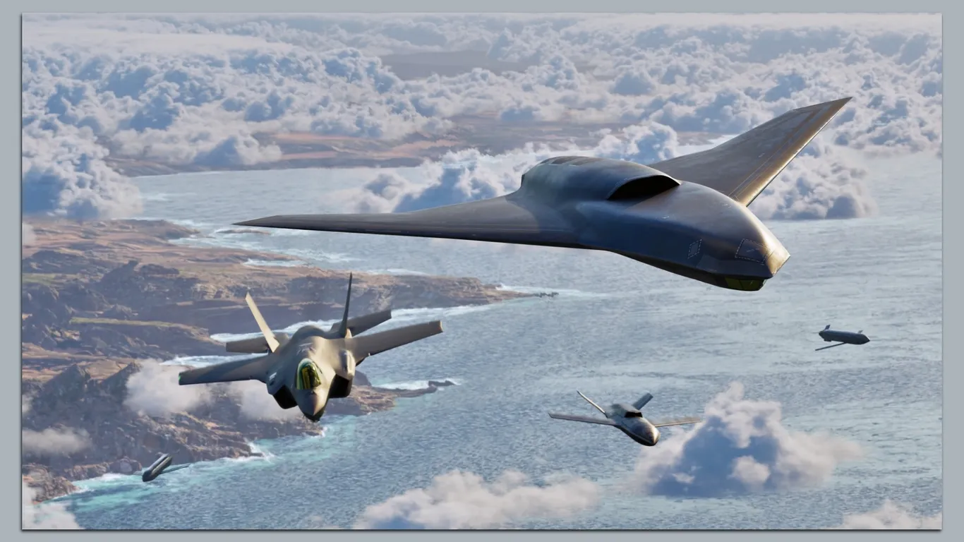 Featured image for Lockheed's Skunk Works Introduces Vectis, a Stealth Drone Wingman