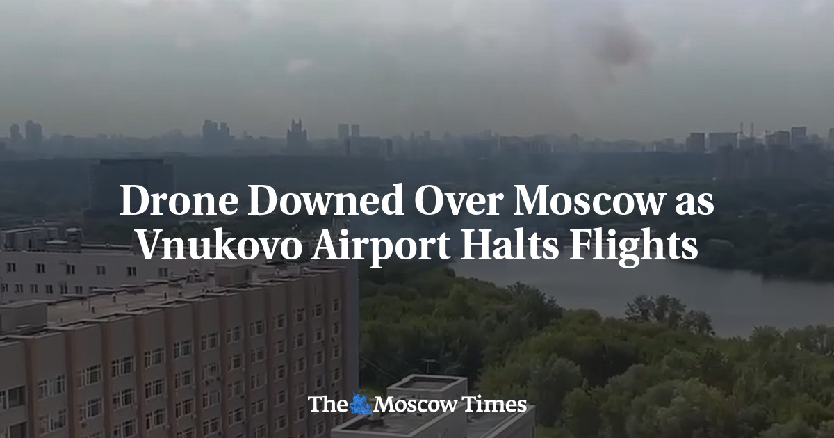 "Drone Incident Forces Flight Suspension at Moscow's Vnukovo Airport"