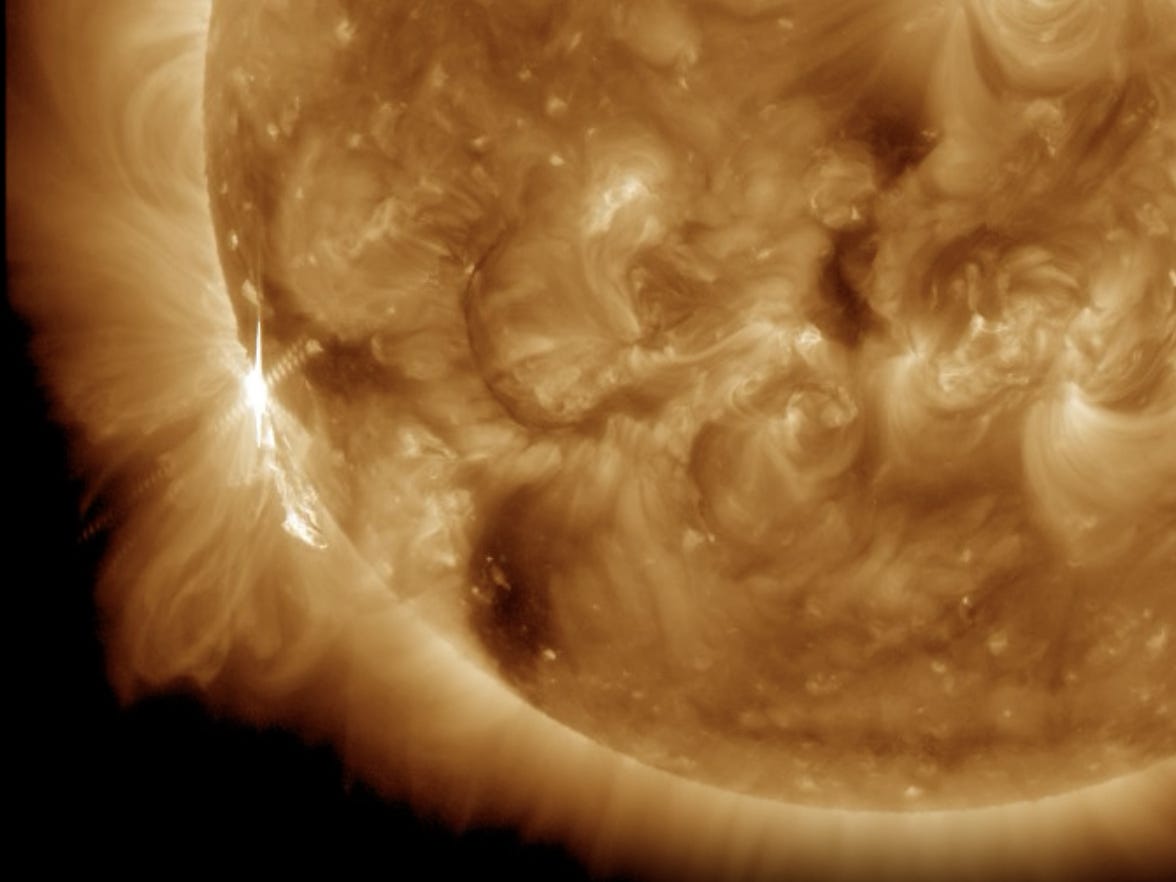 Massive Solar Flare Causes Radio Blackouts