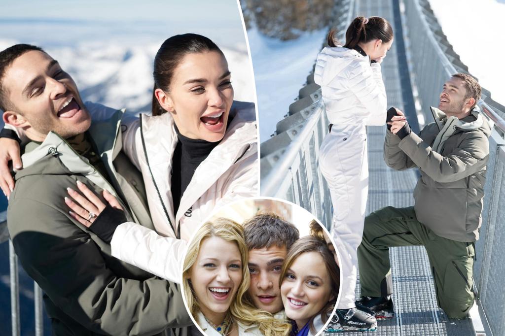 Featured image for "Gossip Girl's Ed Westwick Engages Amy Jackson in Switzerland"